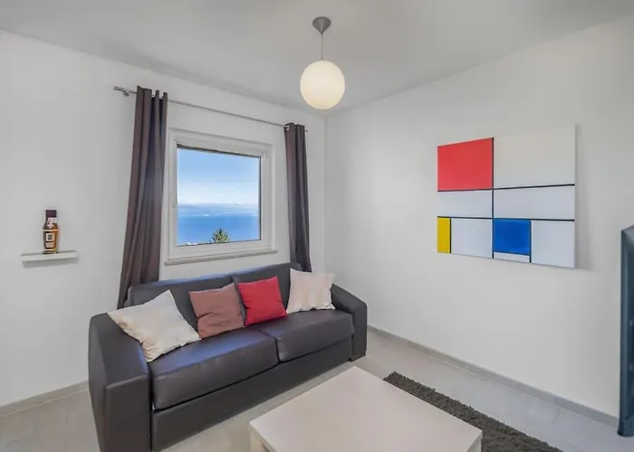 Apartment Montana - Panorama 2 With Beautiful Sea View Near Opatija *