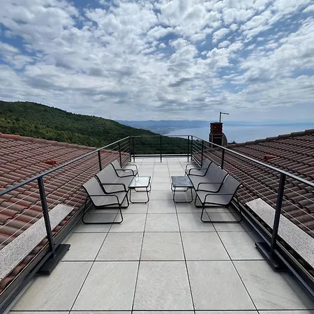 Montana - Panorama 2 With Beautiful Sea View Near Opatija Apartament